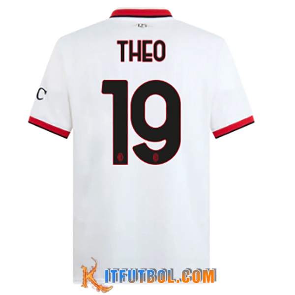 Camisetas De Futbol AC Milan (THEO #19) 2024/2025 Segunda