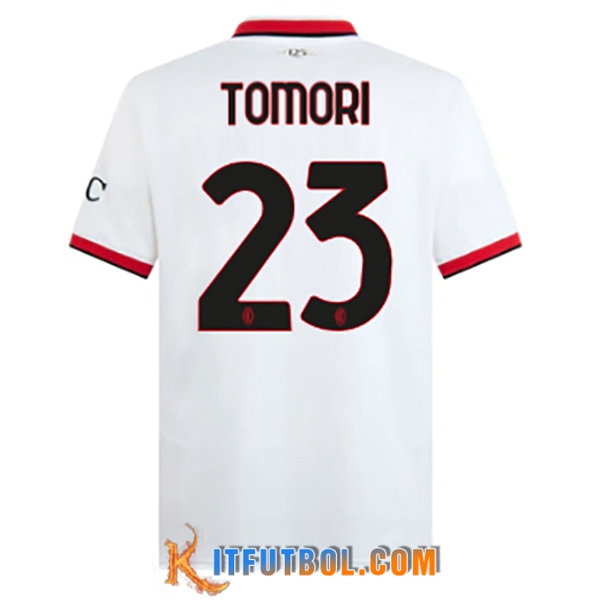 Camisetas De Futbol AC Milan (TOMORI #23) 2024/2025 Segunda