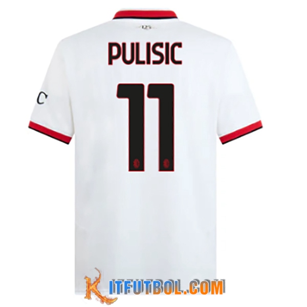 Camisetas De Futbol AC Milan (PULISIC #11) 2024/2025 Segunda