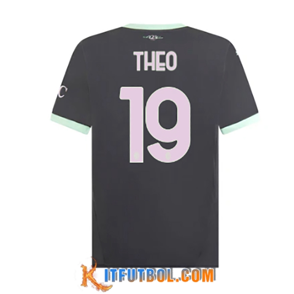 Camisetas De Futbol AC Milan (THEO #19) 2024/2025 Tercera