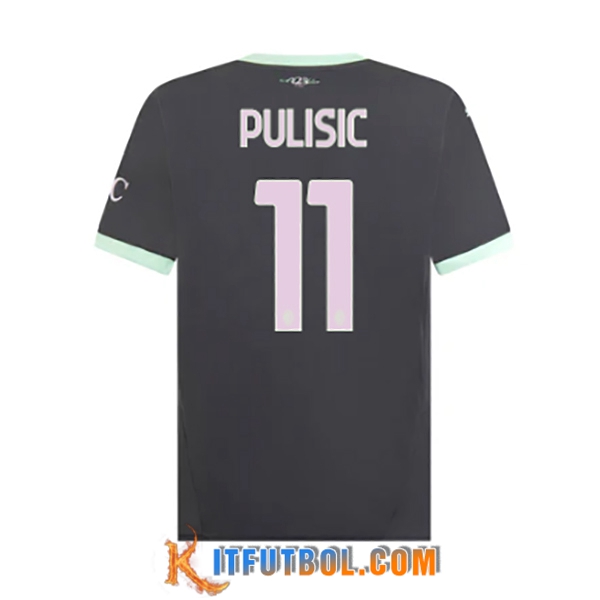 Camisetas De Futbol AC Milan (PULISIC #11) 2024/2025 Tercera