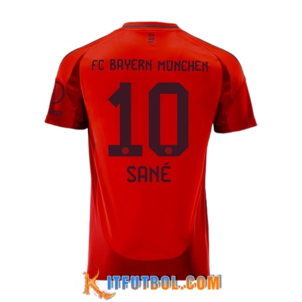 Camisetas De Futbol Bayern Munich (SANÉ #10) 2024/2025 Primera