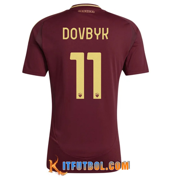 Camisetas De Futbol AS Roma (DOVBYK #11) 2024/2025 Primera