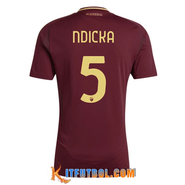 Camisetas De Futbol AS Roma (NDICKA #5) 2024/2025 Primera