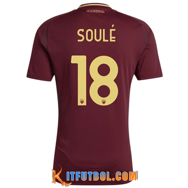 Camisetas De Futbol AS Roma (SOULÉ #18) 2024/2025 Primera