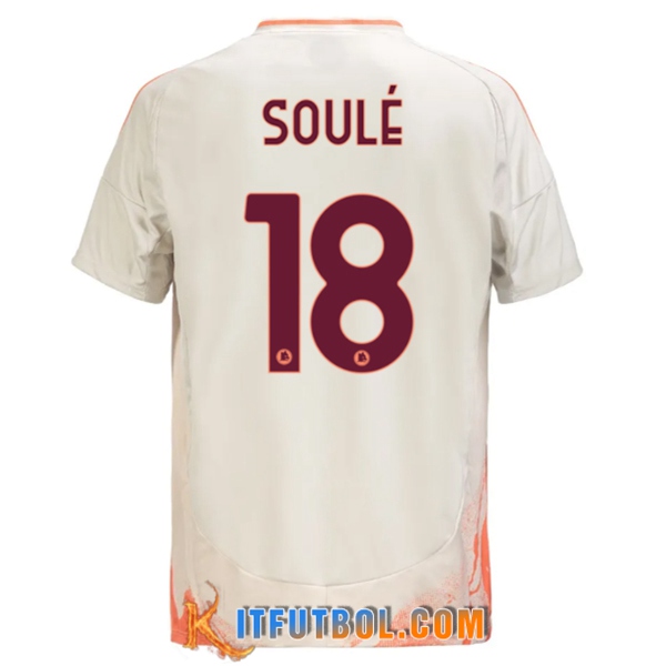 Camisetas De Futbol AS Roma (SOULÉ #18) 2024/2025 Segunda