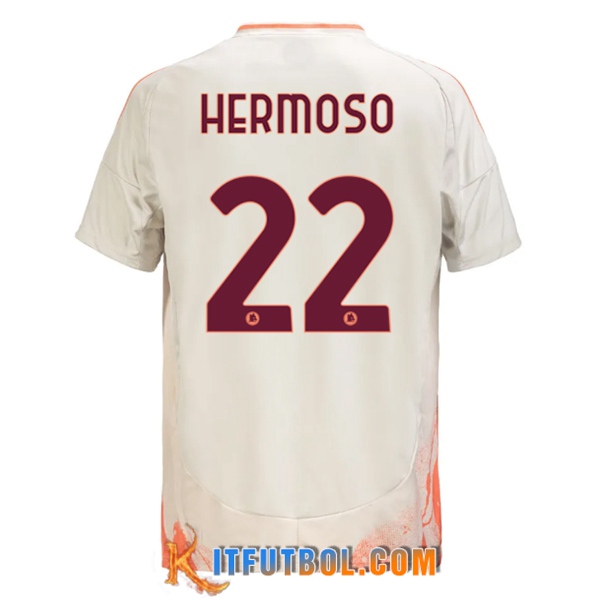 Camisetas De Futbol AS Roma (HERMOSO #22) 2024/2025 Segunda