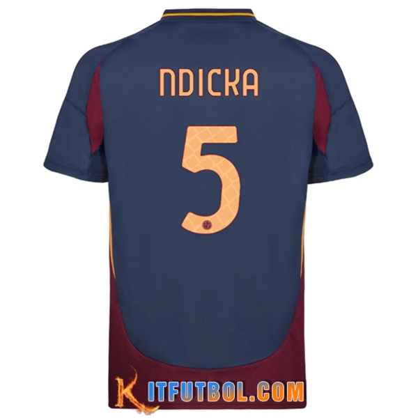 Camisetas De Futbol AS Roma (NDICKA #5) 2024/2025 Tercera