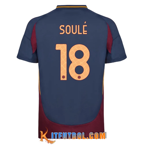 Camisetas De Futbol AS Roma (SOULÉ #18) 2024/2025 Tercera