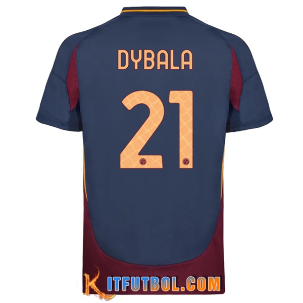 Camisetas De Futbol AS Roma (DYBALA #21) 2024/2025 Tercera