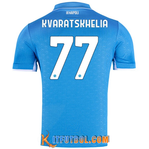 Camisetas De Futbol SSC Napoli (KVARATSKHELIA #77) 2024/2025 Primera
