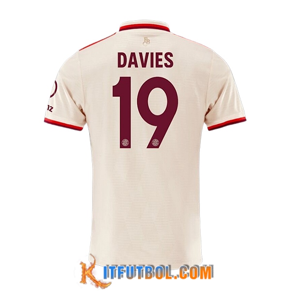Camisetas De Futbol Bayern Munich (DAVIES #19) 2024/2025 Champions League