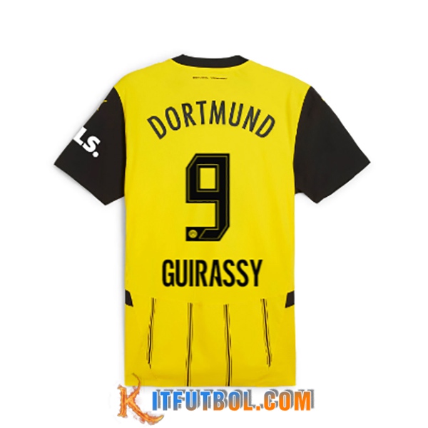 Camisetas De Futbol Dortmund BVB (GUIRASSY #9) 2024/2025 Primera