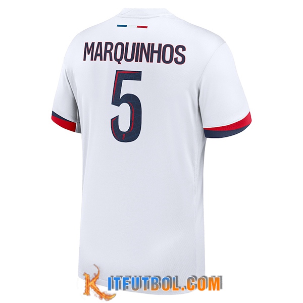 Camisetas De Futbol PSG (MARQUINHOS #5) 2024/2025 Segunda