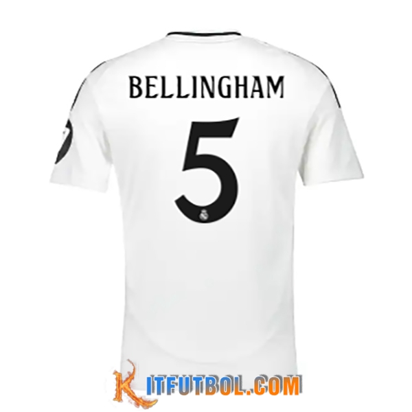 Camisetas De Futbol Real Madrid (BELLINGHAM #5) 2024/2025 Primera