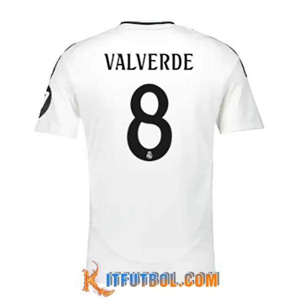 Camisetas De Futbol Real Madrid (VALVERDE #8) 2024/2025 Primera