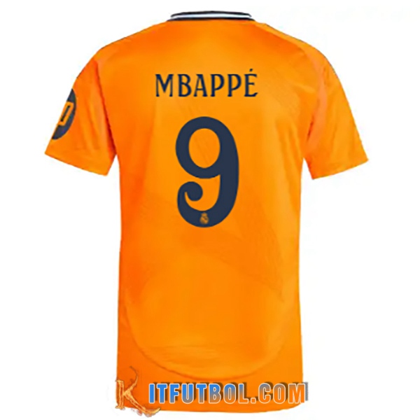 Camisetas De Futbol Real Madrid (Mbappé #9) 2024/2025 Segunda