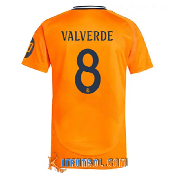 Camisetas De Futbol Real Madrid (VALVERDE #8) 2024/2025 Segunda