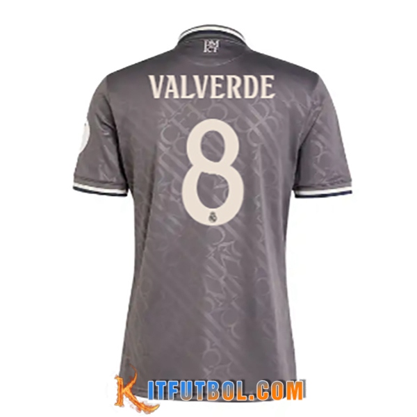 Camisetas De Futbol Real Madrid (VALVERDE #8) 2024/2025 Tercera