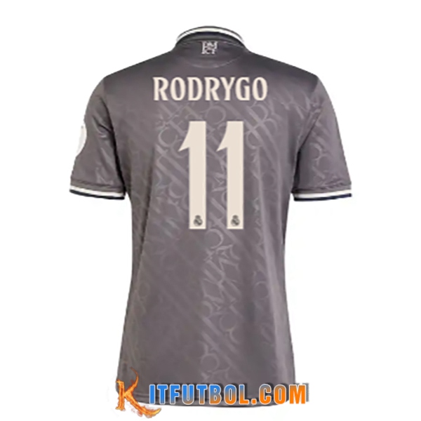 Camisetas De Futbol Real Madrid (RODRYGO #11) 2024/2025 Tercera