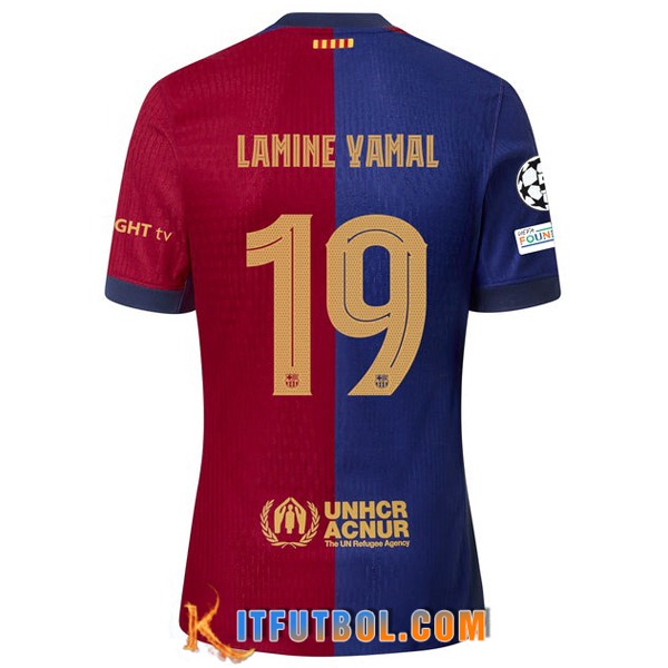 Camisetas De Futbol Barcelona (LAMINE YAMAL #19) 2024/2025 Primera