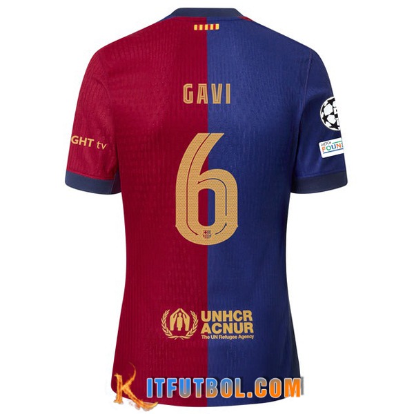 Camisetas De Futbol Barcelona (GAVI #6) 2024/2025 Primera