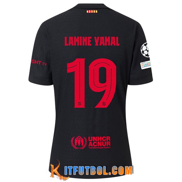 Camisetas De Futbol Barcelona (LAMINE YAMAL #19) 2024/2025 Segunda
