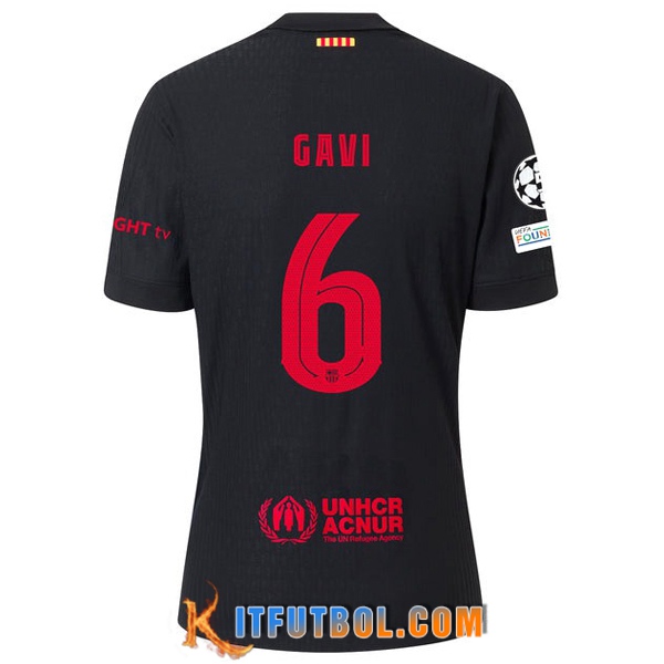 Camisetas De Futbol Barcelona (GAVI #6) 2024/2025 Segunda