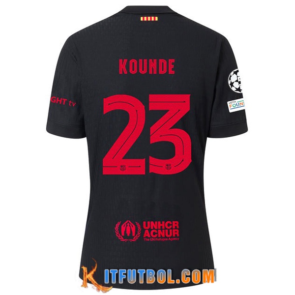 Camisetas De Futbol Barcelona (KOUNDE #23) 2024/2025 Segunda