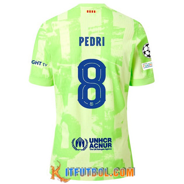 Camisetas De Futbol Barcelona (PEDRI #8) 2024/2025 Tercera