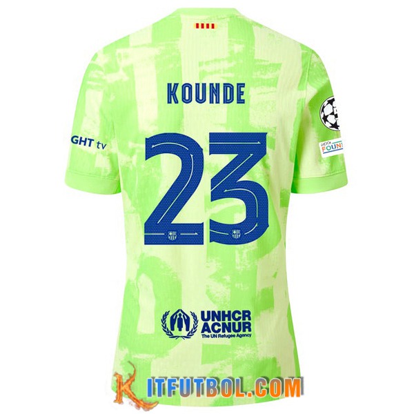 Camisetas De Futbol Barcelona (KOUNDE #23) 2024/2025 Tercera