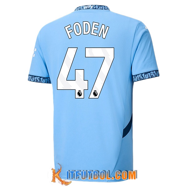 Camisetas De Futbol Manchester City (FODEN #47) 2024/2025 Primera