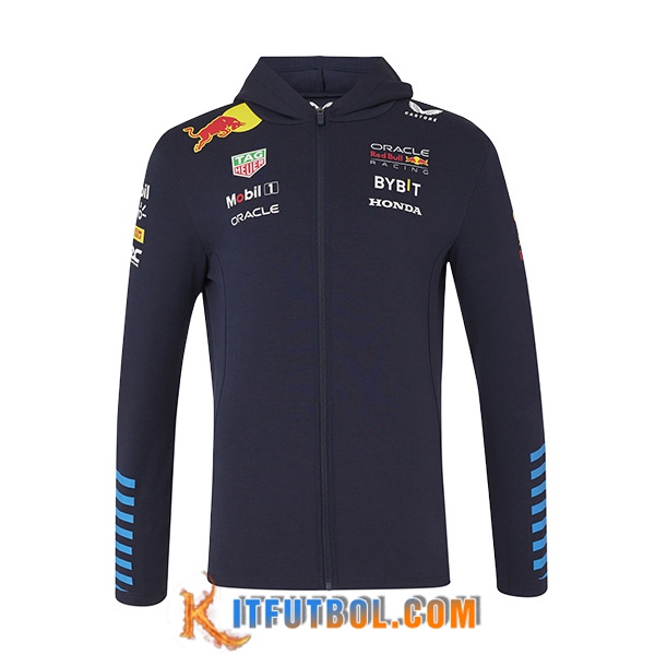 Chaquetas F1 RedBull Racing Team Azul Oscuro 2024