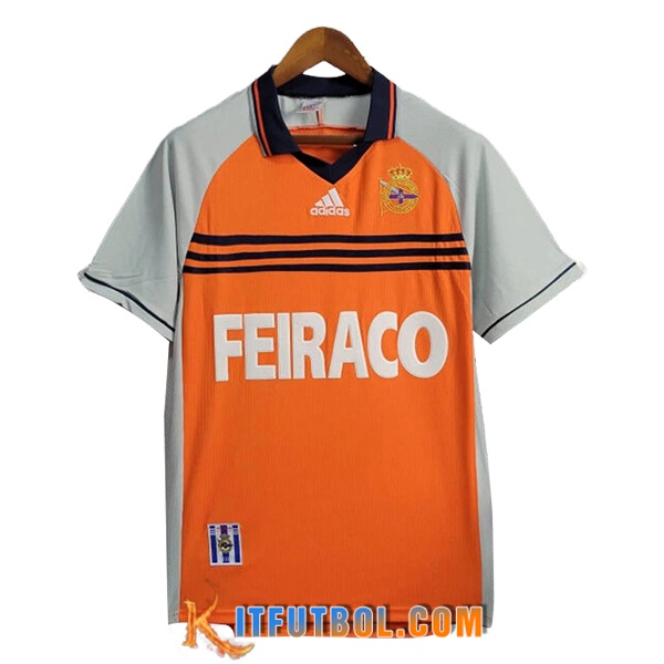Camisetas De Futbol Deportivo La Coruna Retro Tercera 1998/1999