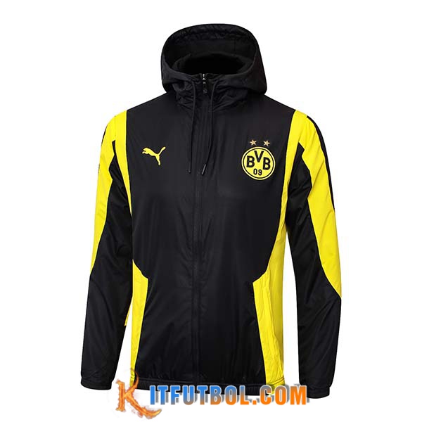 Rompevientos Dortmund Negro/Amarillo 2024/2025 -03