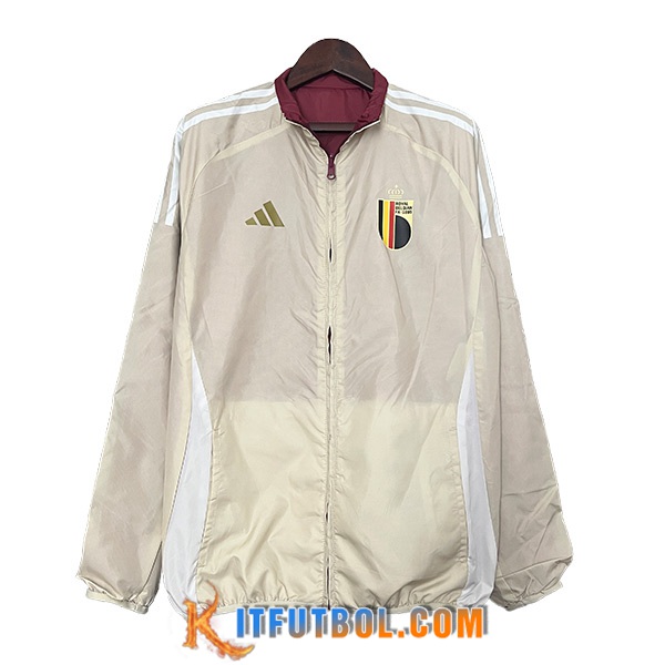 Rompevientos Bélgica Beige/Blanco 2024/2025