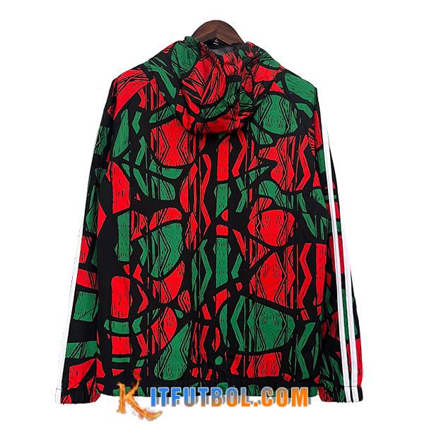Rompevientos Arsenal Negro/Rojo/Verde 2024/2025