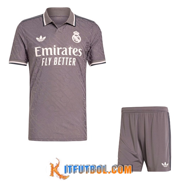 Camisetas Futbol Real Madrid Tercera + Cortos 2024/2025