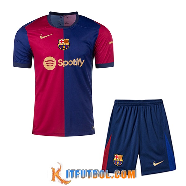 Camisetas Futbol FC Barcelona Primera + Cortos 2024/2025