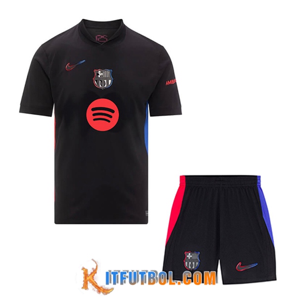 Camisetas Futbol FC Barcelona Segunda + Cortos 2024/2025 -02