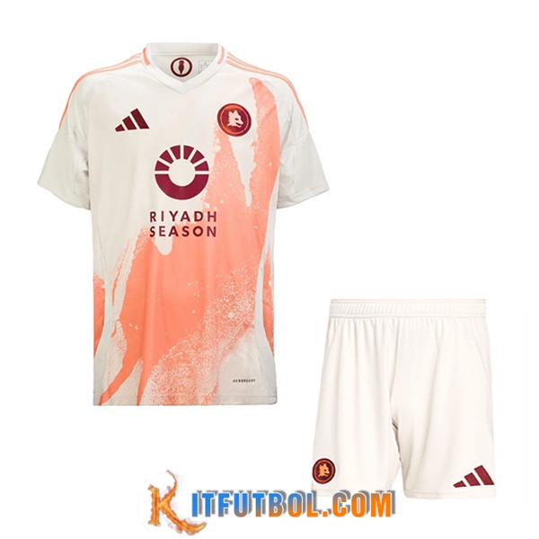 Camisetas Futbol AS Rome Segunda + Cortos 2024/2025
