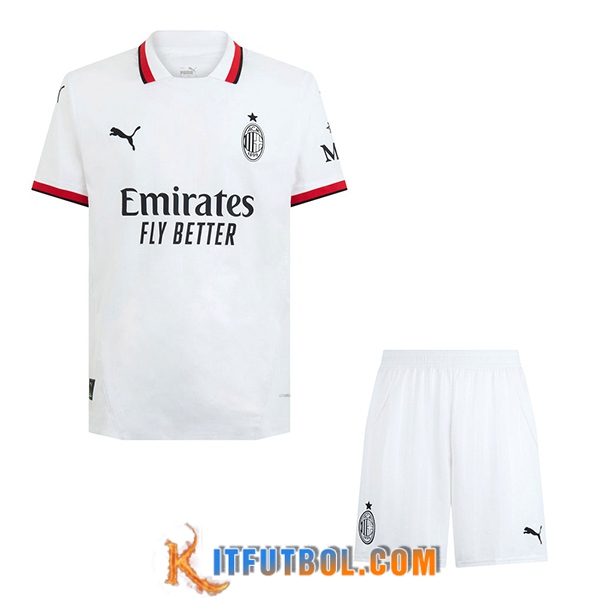 Camisetas Futbol AC Milan Segunda + Cortos 2024/2025
