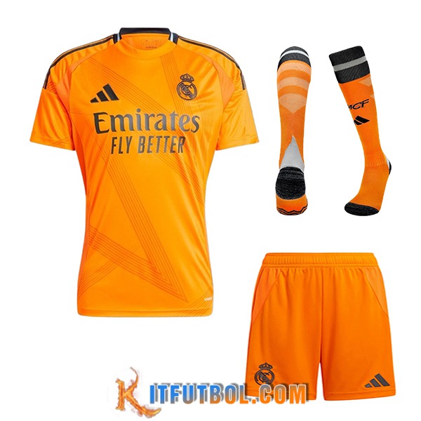 Camisetas Futbol Real Madrid Segunda (Cortos + Calcetines) 2024/2025