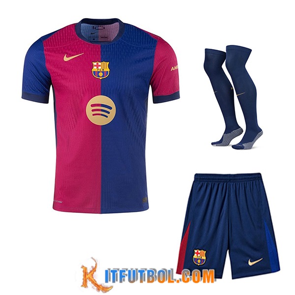 Camisetas Futbol FC Barcelona Primera (Cortos + Calcetines) 2024/2025 -02