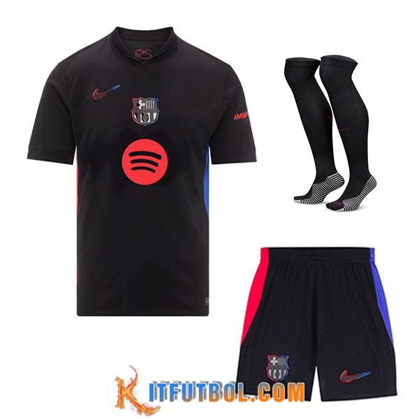Camisetas Futbol FC Barcelona Segunda (Cortos + Calcetines) 2024/2025 -02