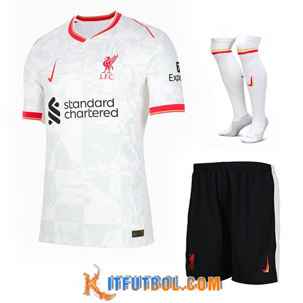 Camisetas Futbol FC Liverpool Tercera (Cortos + Calcetines) 2024/2025
