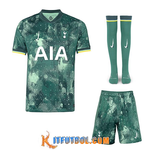 Camisetas Futbol Tottenham Hotspur Tercera (Cortos + Calcetines) 2024/2025