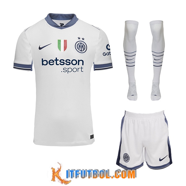 Camisetas Futbol Inter Milan Segunda (Cortos + Calcetines) 2024/2025