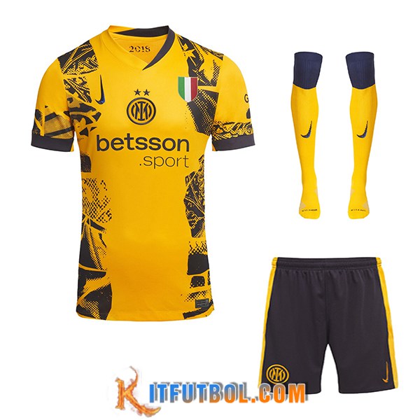 Camisetas Futbol Inter Milan Tercera (Cortos + Calcetines) 2024/2025