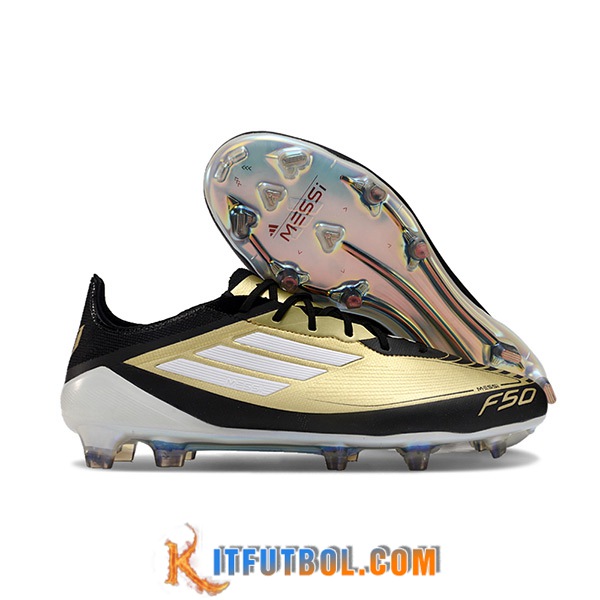 Adidas Botas De Fútbol F50 ELITE FG Amarillo/Negro/Blanco